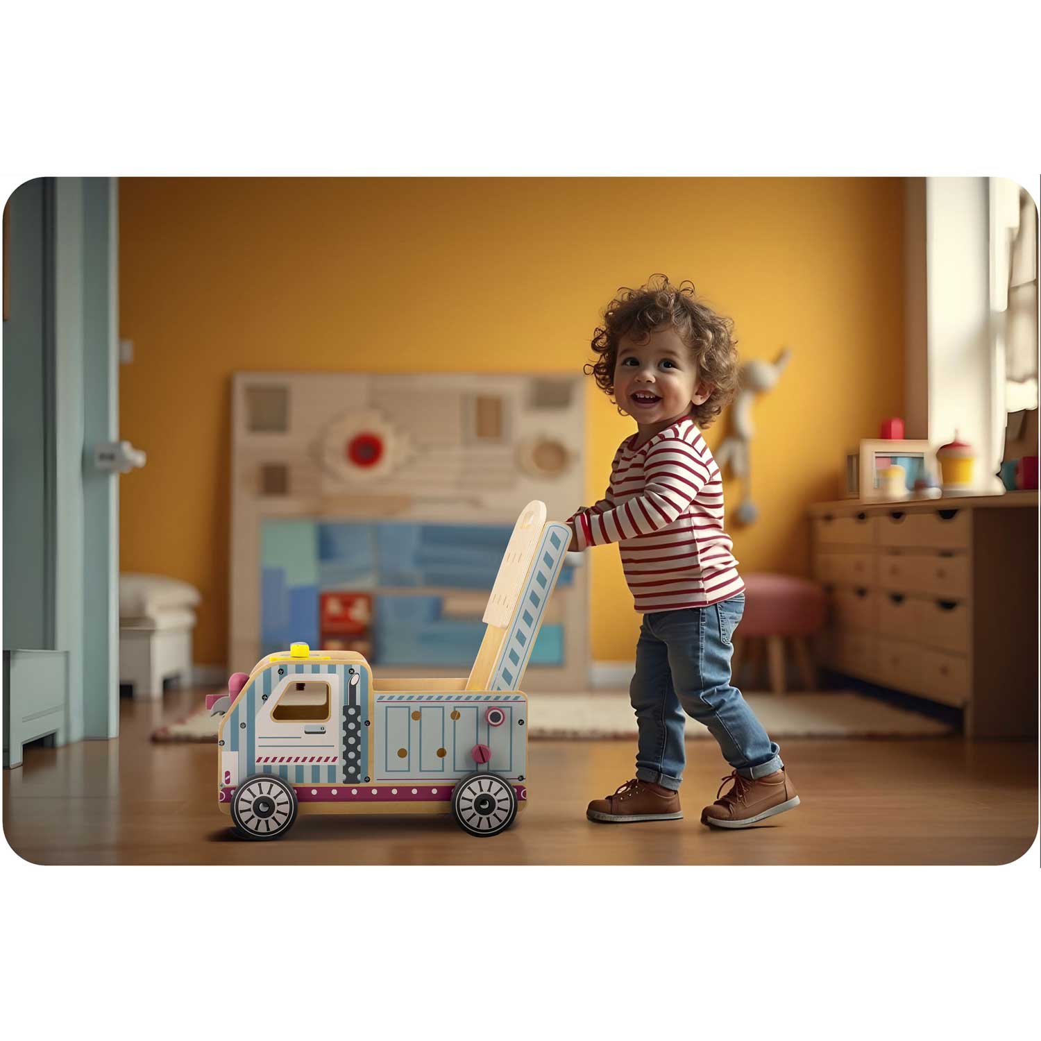 Medinis pėstis stumperis su Ricokids RK-874 įrankiai