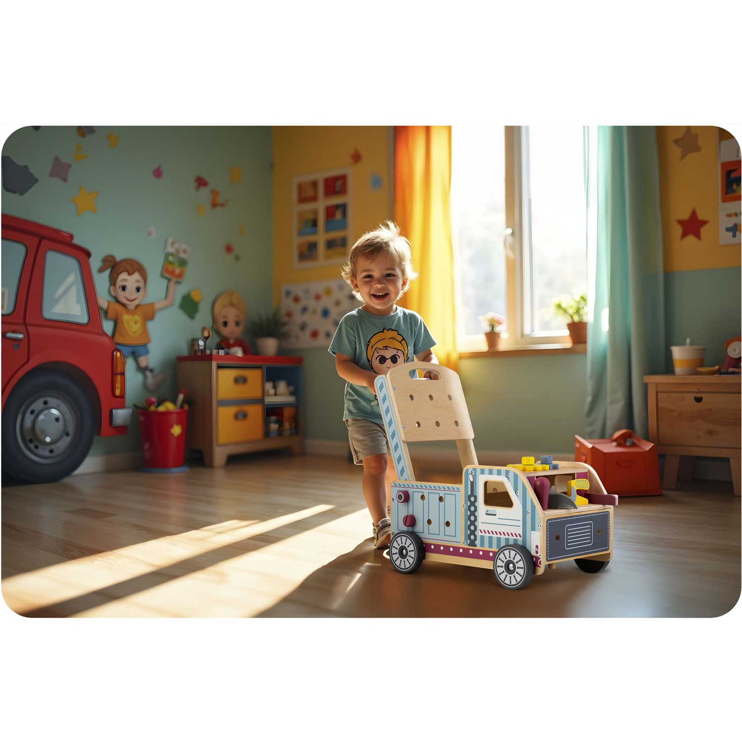 Medinis pėstis stumperis su Ricokids RK-874 įrankiai