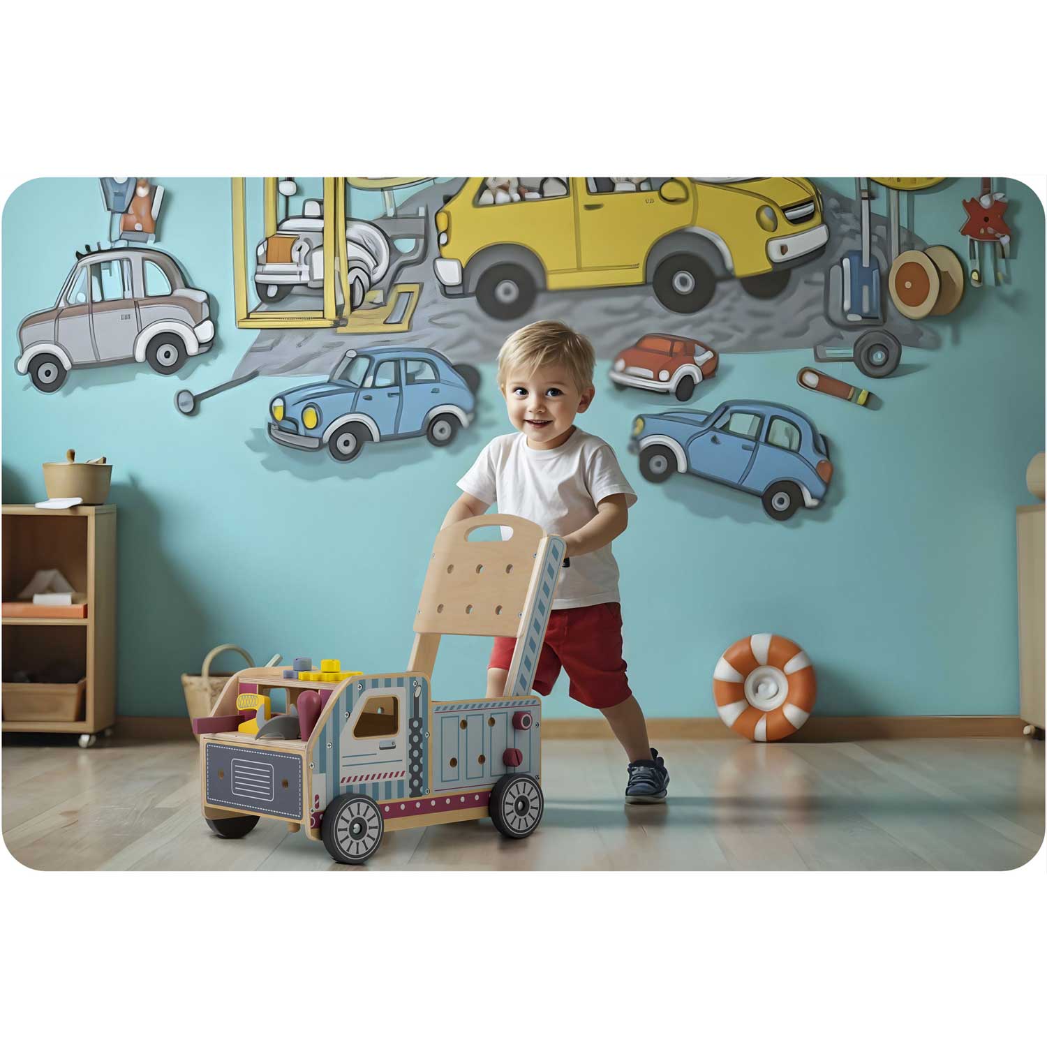 Medinis pėstis stumperis su Ricokids RK-874 įrankiai