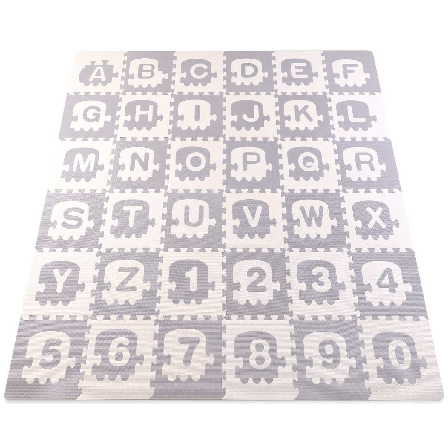 Didelis putų matas, puzzle, traukinys, raidės 36