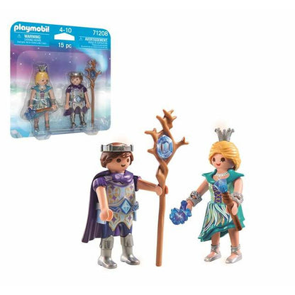 Figūrėlės su judančiomis kojomis ir rankomis Playmobil 71208 Princas Princesė 15 Dalys Duo