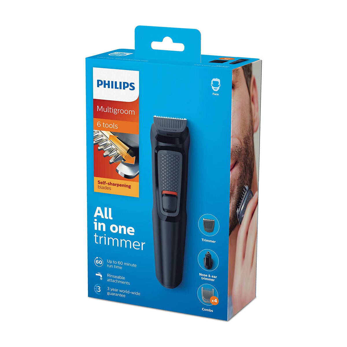 Plaukų kirpimo mašinėlė Philips Preciziškumas