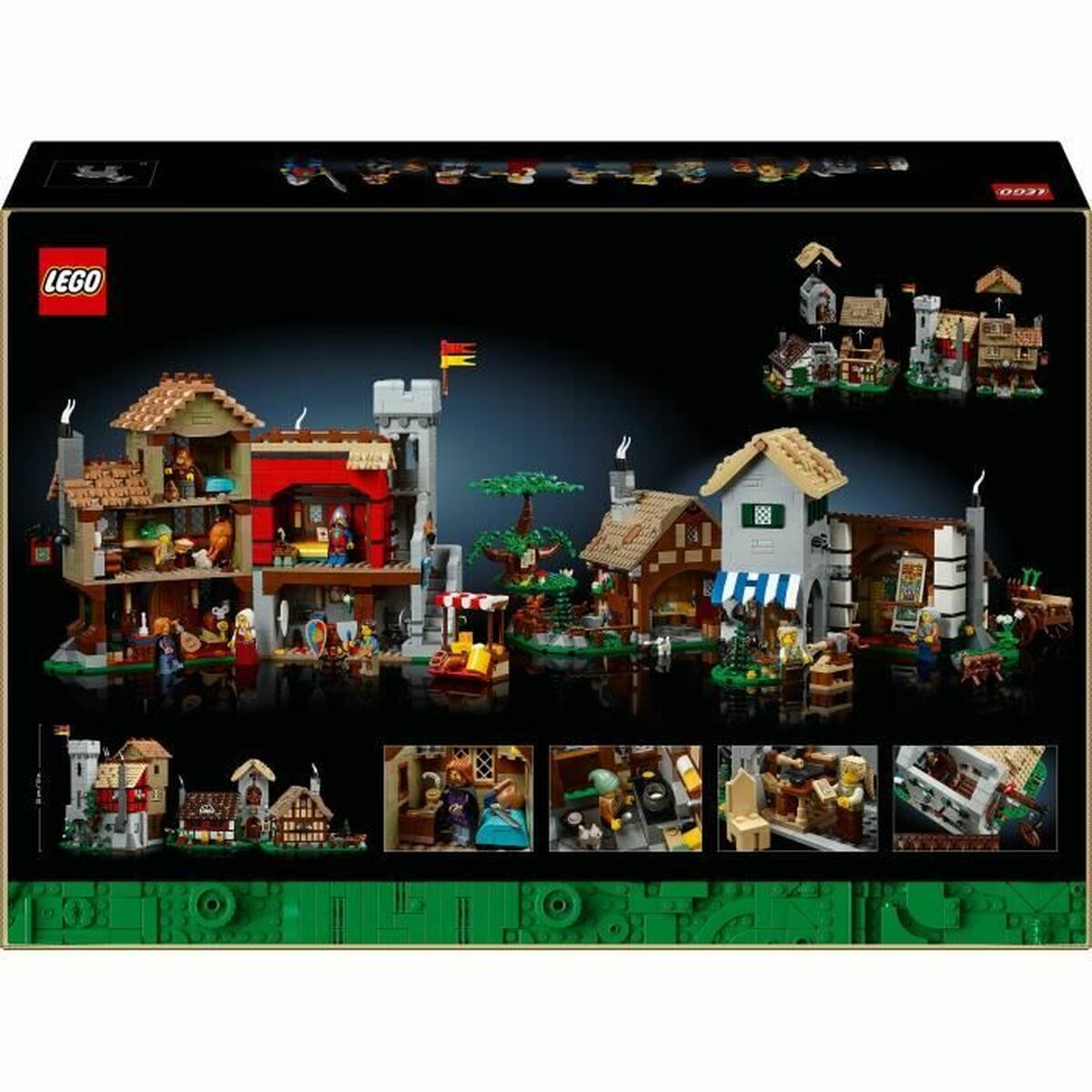 Statybos rinkinys Lego 10332 Medieval Town Square 3304 Dalys