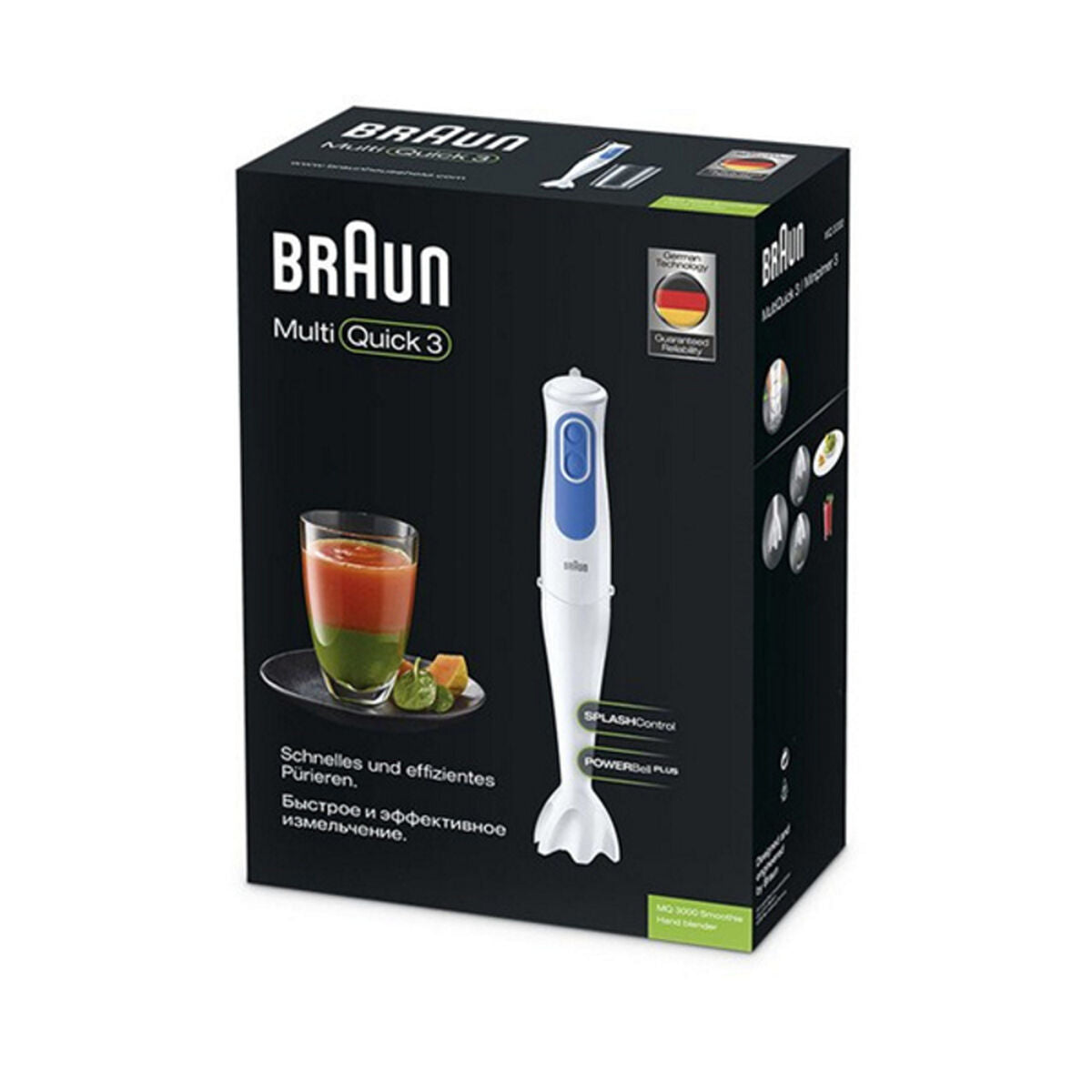 Trintuvas Braun MQ 3000 Smoothie Balta Balta / Mėlyna 700 W