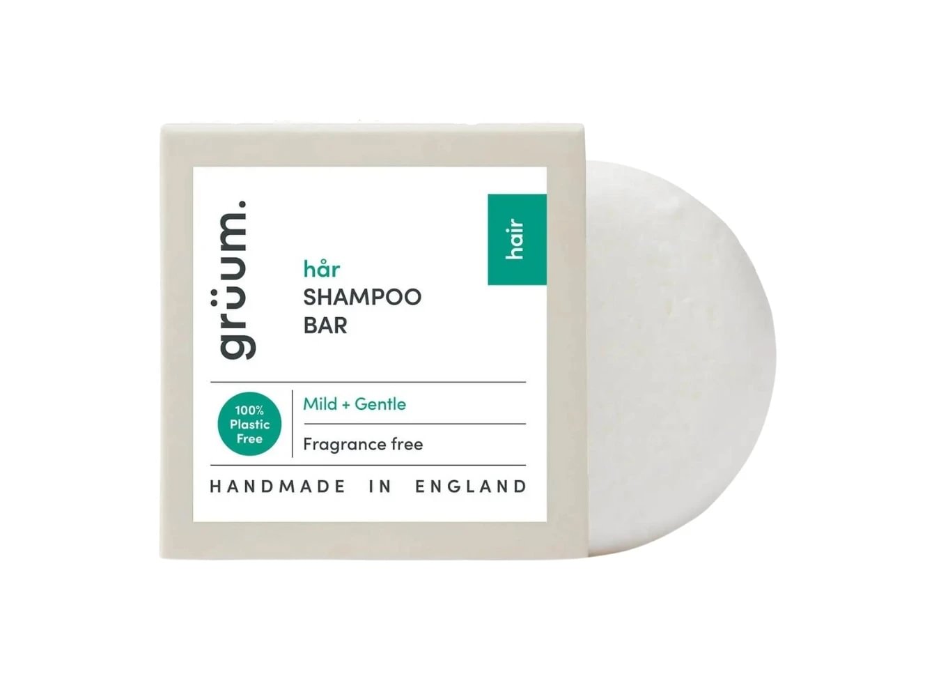 Gruum Har Zero Plastic Shampoo Bar - Mild & Gentle 50g