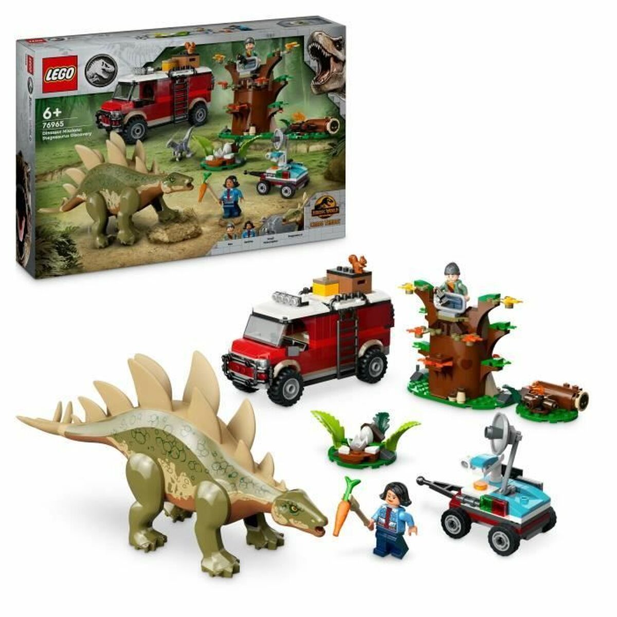 Statybos rinkinys Lego 76965 Dinosaur Missions: Stegosaurus Discovery 420 Dalys