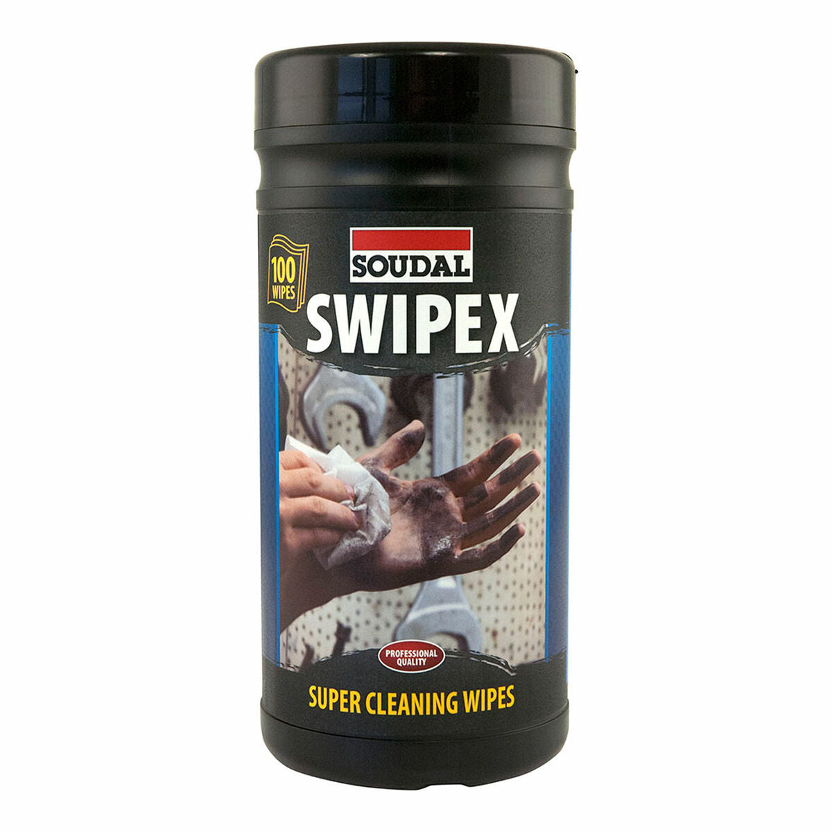 Sterilaus valymo šluosčių rinkinys Soudal Swipex XXL 113551 (100 vnt.)