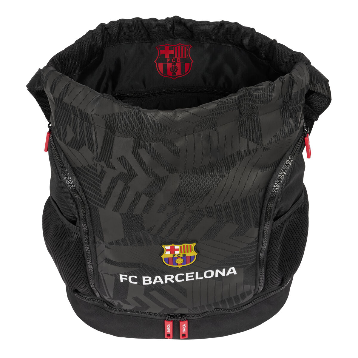 Kuprinė su virvutėmis F.C. Barcelona Black Juoda 35 x 40 x 1 cm