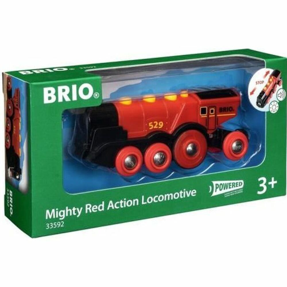 Traukinys Brio Powerful Red Stack Locomotive