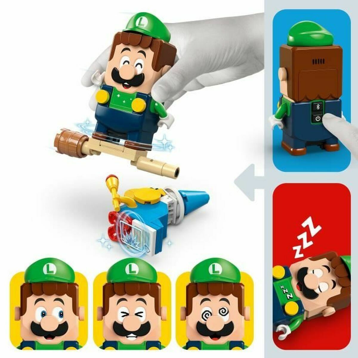 Statybos rinkinys Lego 71440 Adventures with LEGO Luigi Interactive Spalvotas