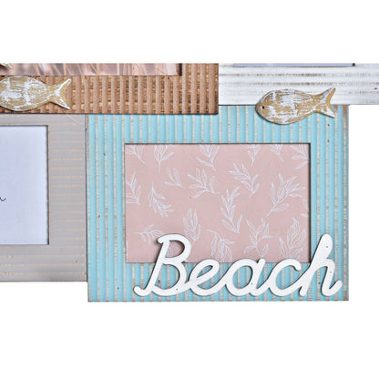 Nuotraukų rėmelis DKD Home Decor Beach 46,5 x 2 x 44,5 cm Medžio Jūreivis