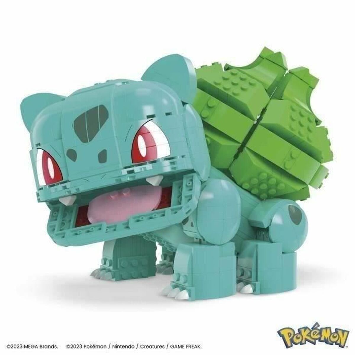 Statybos rinkinys Pokémon Mega Construx - Jumbo Bulbasaur 789 Dalys