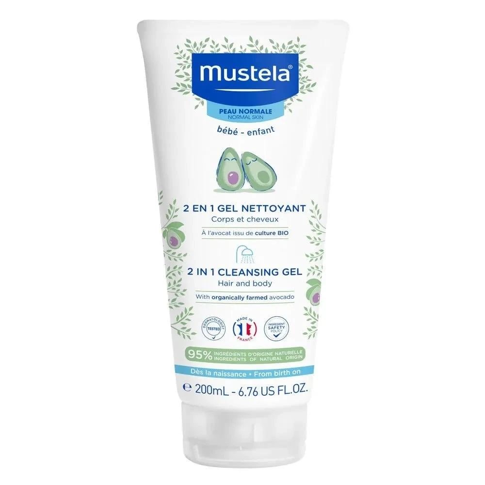 Mustela 2 viename prausimosi gelis 200ml