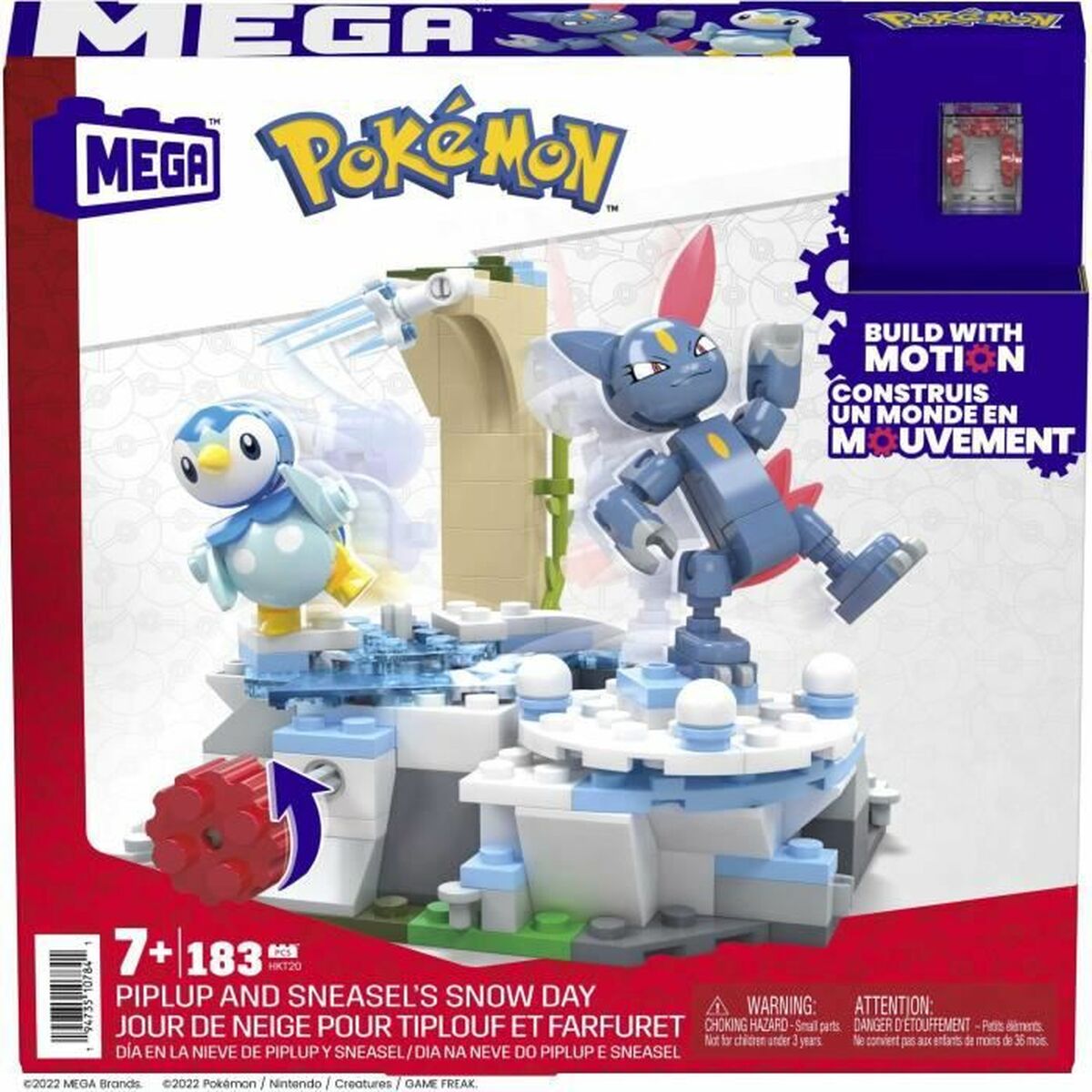 Veiklos rodikliai Mega Construx Pokémon 183 Dalys Playset