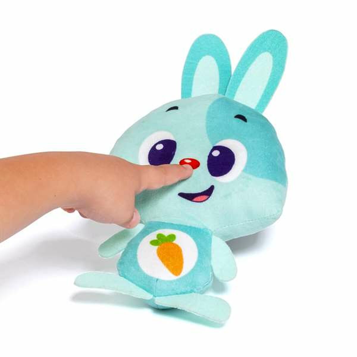 Pliušinis žaislas, leidžiantis garsus Moltó Gusy luz Baby Bunny Turkis 7,5 cm