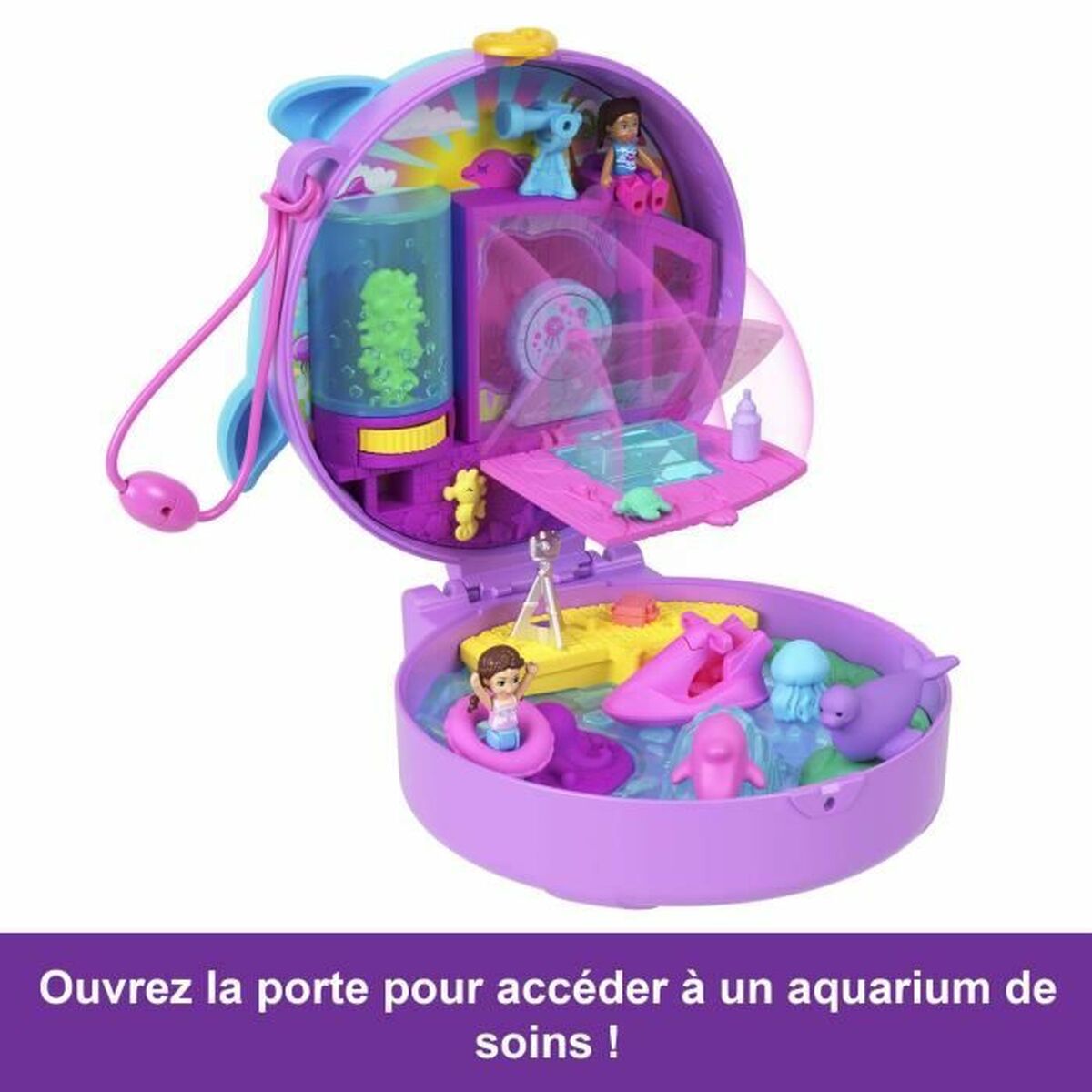 Lėlė kūdikis su priedais Polly Pocket Dolphin Rescue