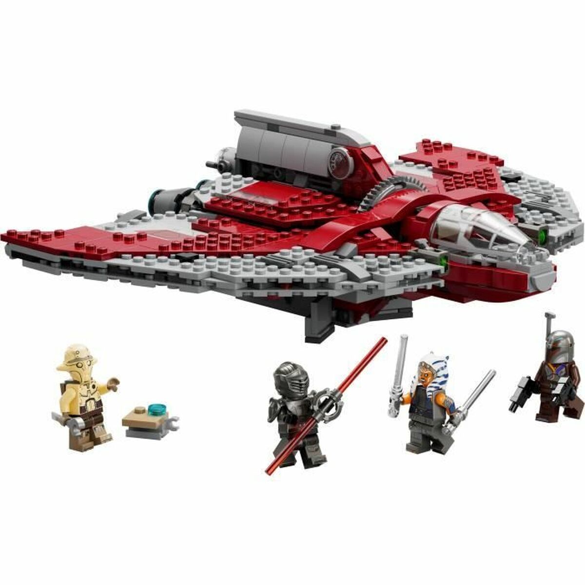 Statybos rinkinys Lego Star Wars 75362 Ahsoka Tano's T6 Jedi Shuttle Spalvotas 599 Dalys