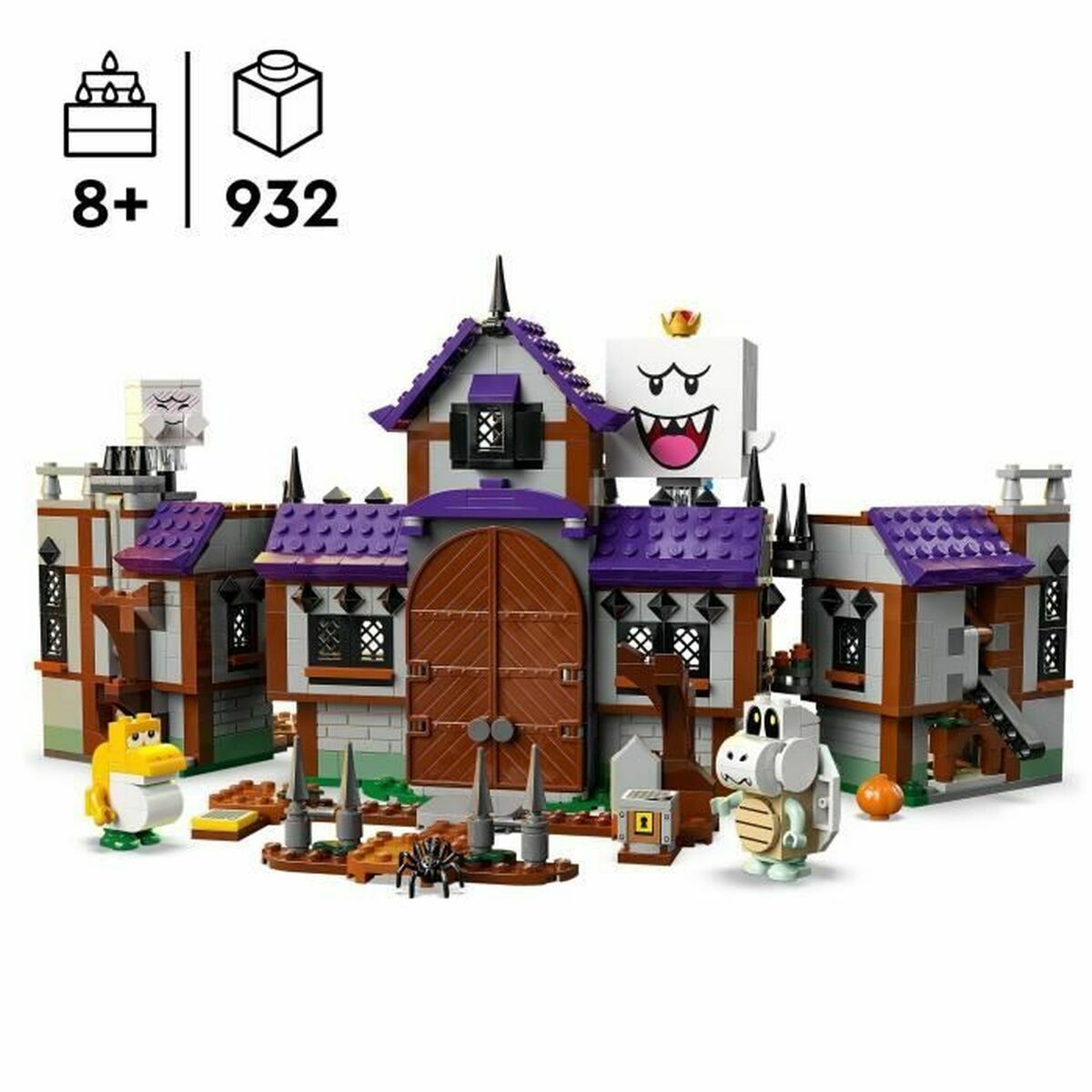 Statybos rinkinys Lego King Boo's Haunted Mansion Spalvotas