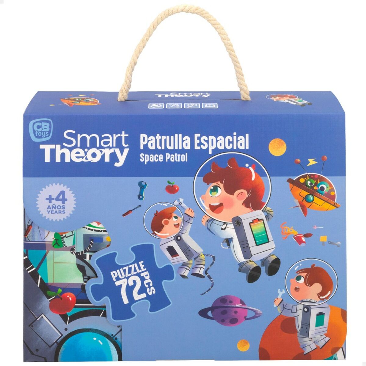 Dėlionė Colorbaby Space Patrol 72 Dalys 90 x 60 cm (6 vnt.)