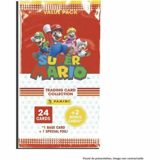 Lipdukų pakuotė Panini Super Mario Trading Cards (FR)