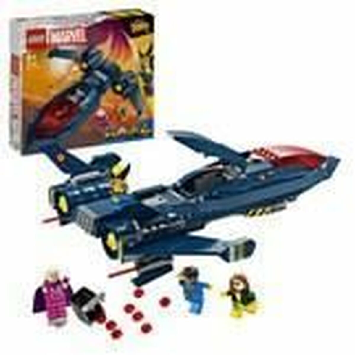 Statybos rinkinys Lego 76281 Marvel The X-Men's X-Jet Spalvotas