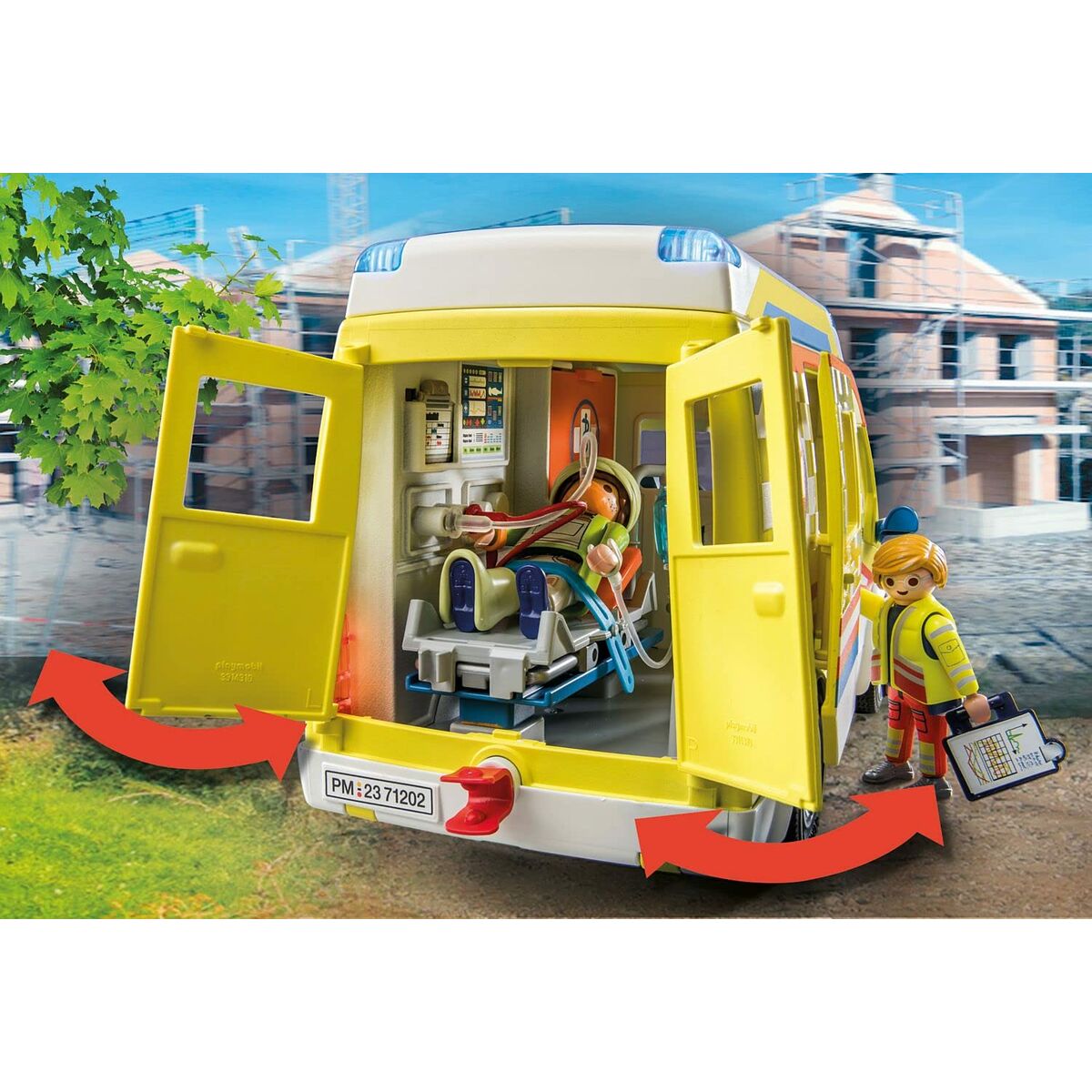 Playset Playmobil 71202 City Life Ambulance 67 Dalys