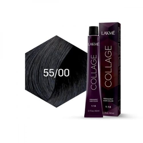 Lakme Collage 55/00 ilgalaikiai plaukų dažai 60 ml