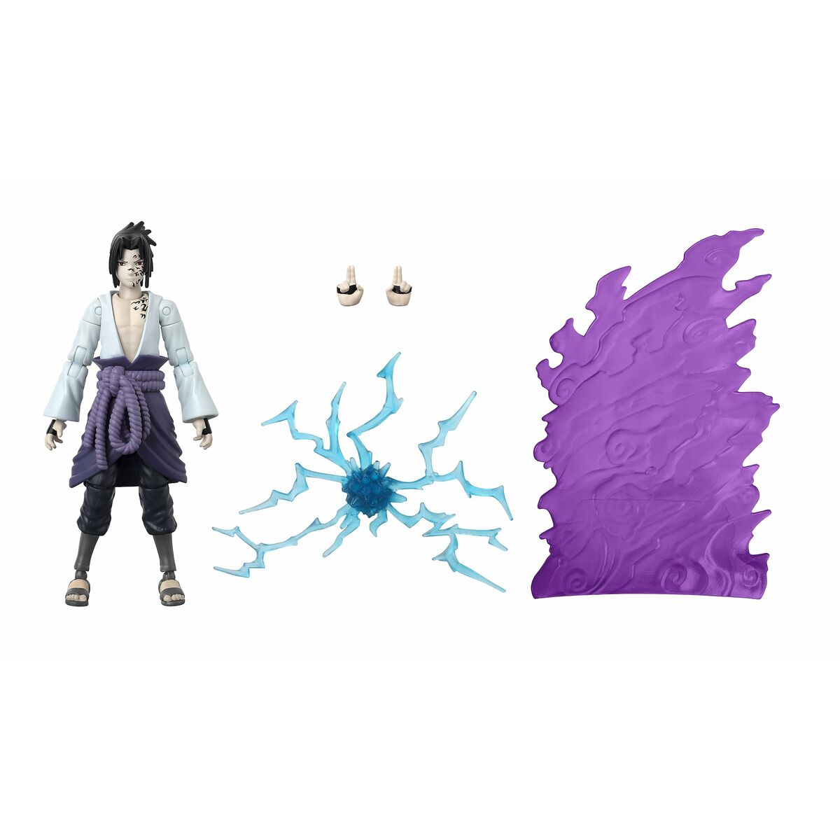 Veiklos rodikliai Naruto Shippuden Bandai Anime Heroes Beyond: Sasuke Uchiha 17 cm