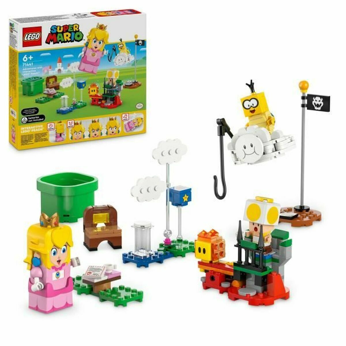 Statybos rinkinys Lego 71441 LEGO Peach's Adventures Interactive Princess Toy Spalvotas