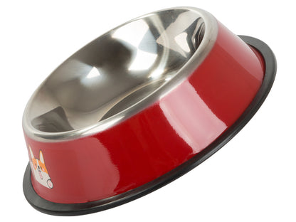 Metal anti-slip dog bowl 150ml