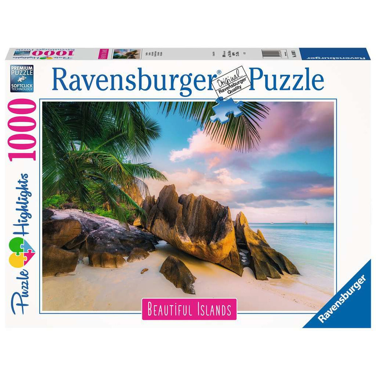 Dėlionė Ravensburger 169078 Seychelles 1000 Dalys