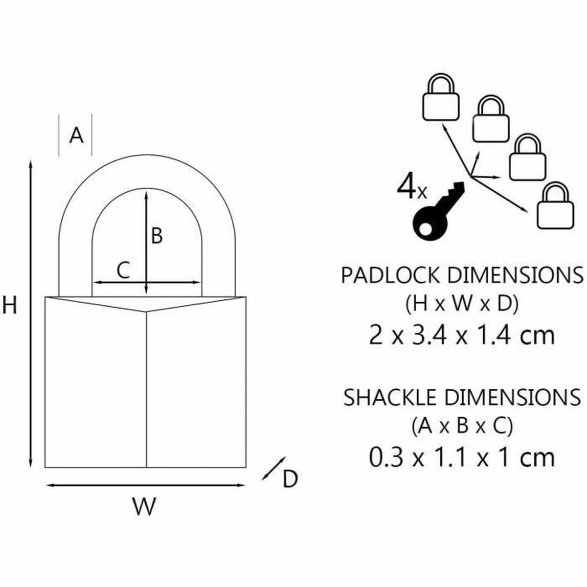 Pakabinamas užraktas garažui Master Lock