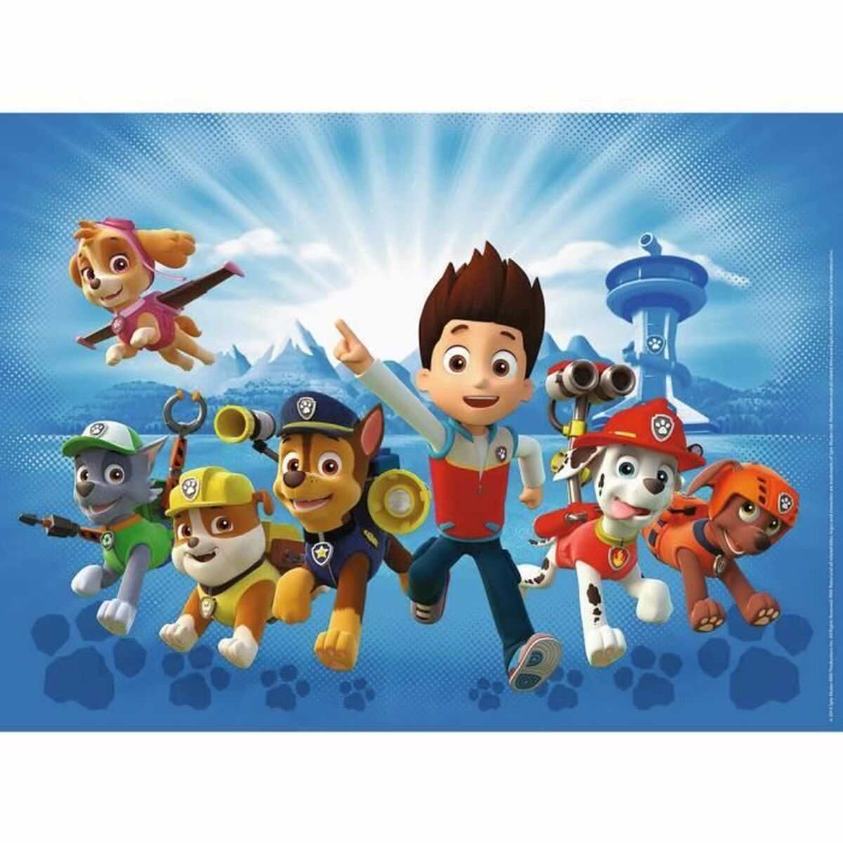 Dėlionė The Paw Patrol Ravensburger 10899 XXL 100 Dalys