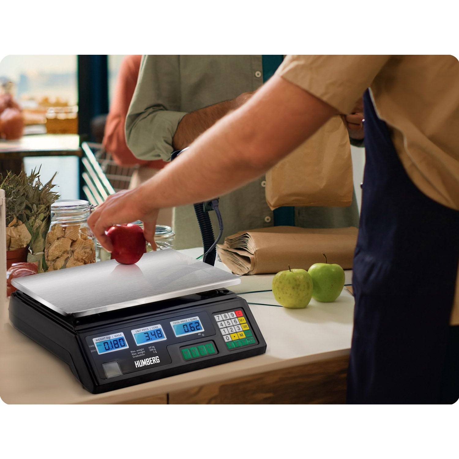 Elektroninė parduotuvės svoris 40 kg Humberg MH-190