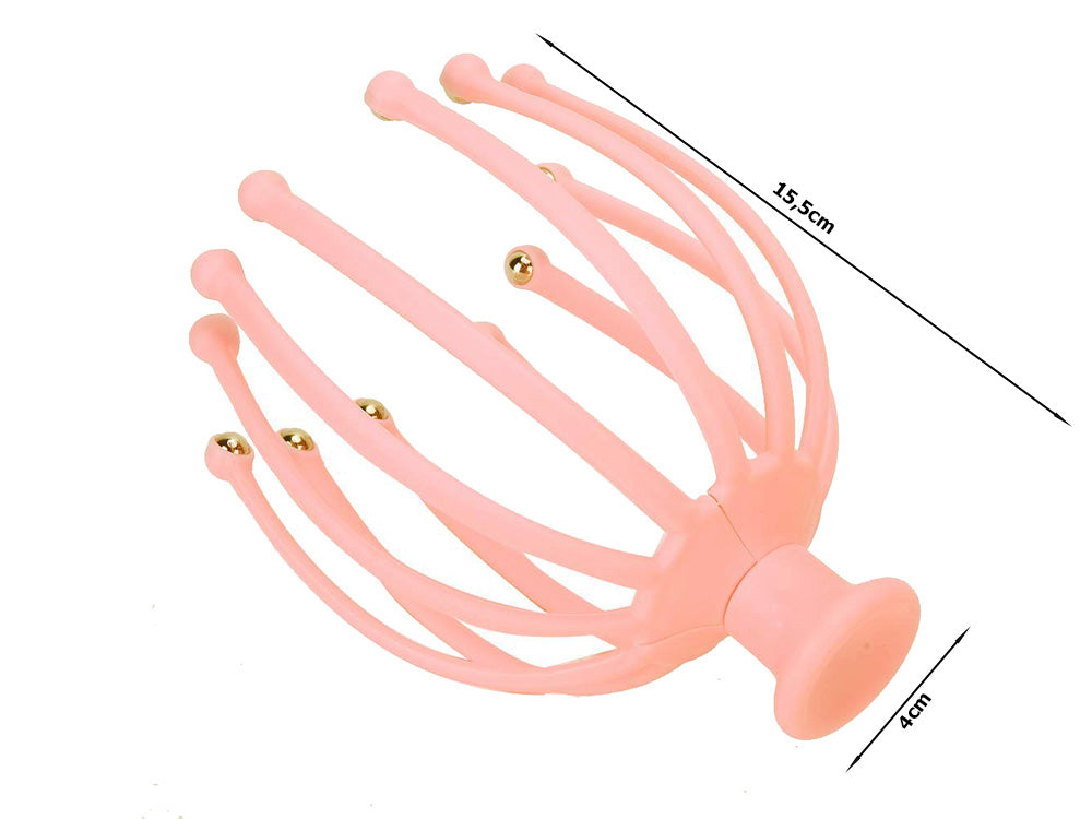 Atpalaiduojantis rankinis galvos odos masažuoklis galvos masažui