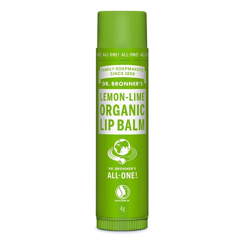 Dr. Bronner's Organic Lemon-Lime lūpų balzamas 4 g