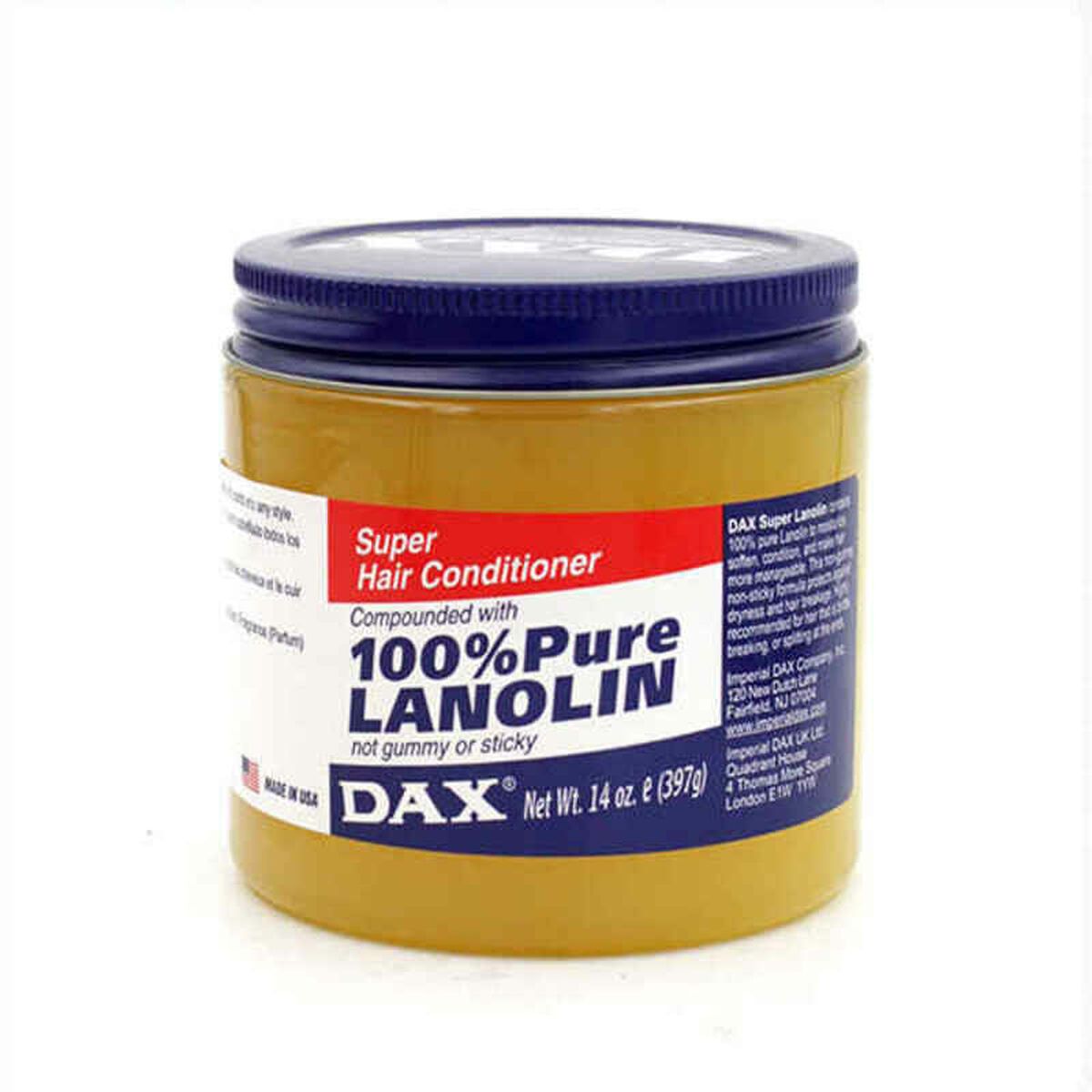 Kondicionierius Dax Cosmetics Super 100% Pure Lanolin (397 gr)