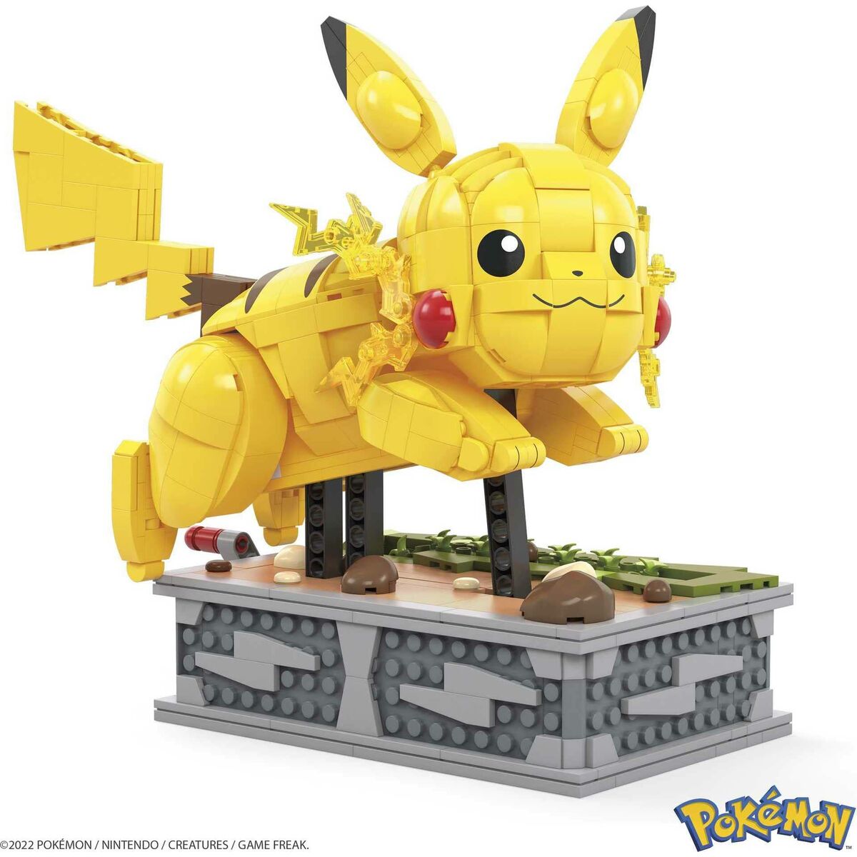 Statybos rinkinys Pokémon Mega Construx - Motion Pikachu 1095 Dalys