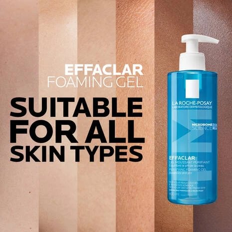 La Roche Posay Effaclar valomasis gelis riebiai odai 400 ml