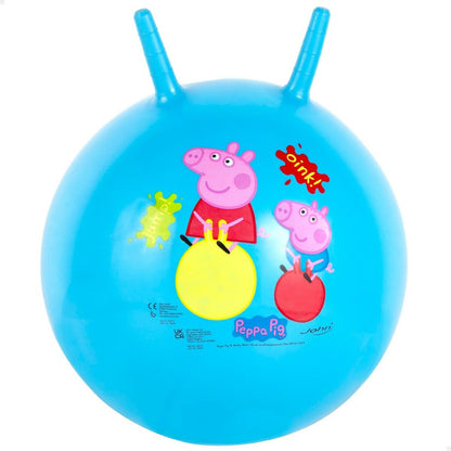 Lēkšana ar bumbu Peppa Pig Ø 45 cm Mėlyna (10 vnt.)