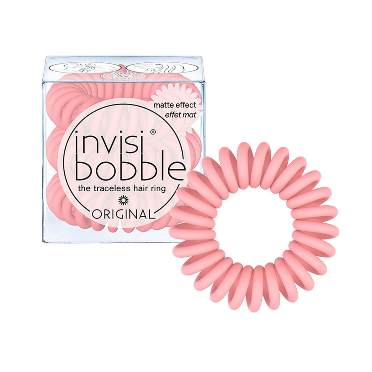 Plaukų raiščiai Invisibobble ORIGINAL Rožinė 3 vnt.