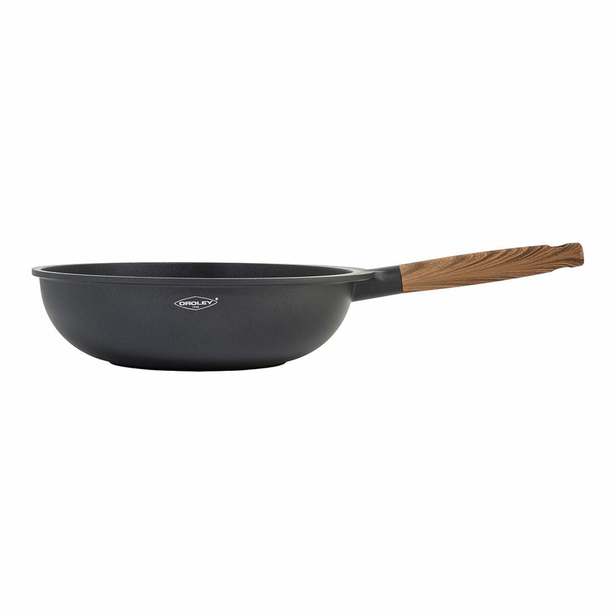 Wok keptuvė Oroley Nature Medžio Lietas aliuminis 30 cm