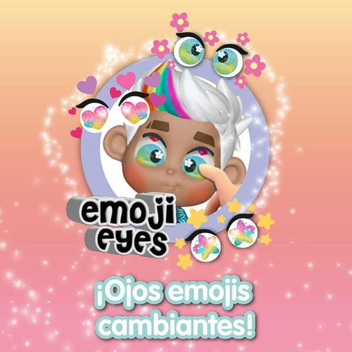 Kūdikių lėlė Famosa Mini Trotties Emoji Eyes 12 cm Sujungtas