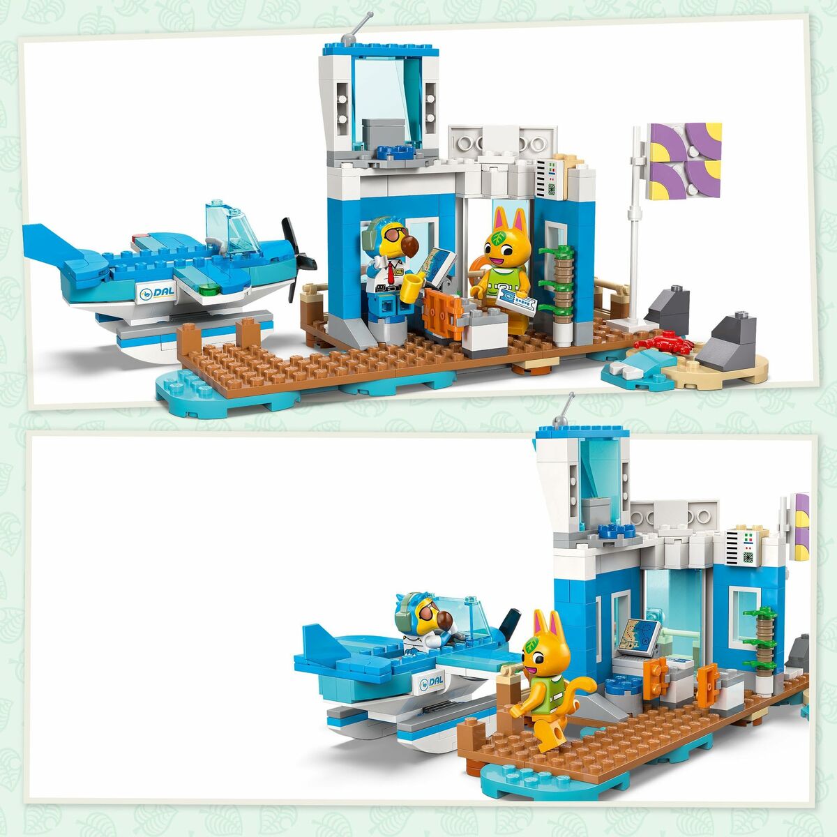 Statybos rinkinys Lego Animal Crossing 77051 Dodo Airlines Air Travel Spalvotas