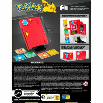 Statybos rinkinys Megablocks MEGA-Pokémon-Pokédex of the Kanto region-322 pieces HYM37