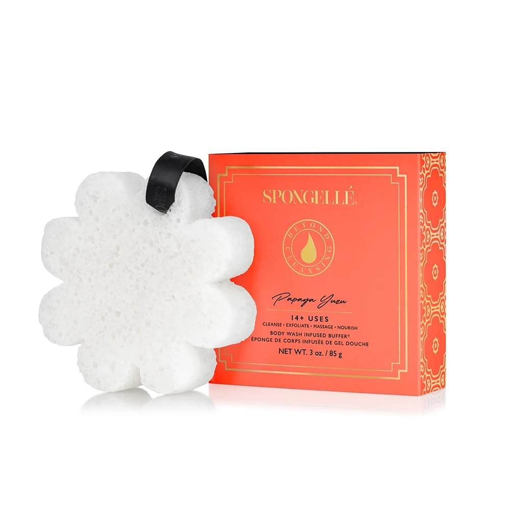 Spongelle Boxed White Flower Papaya Yuzu parfumuota kempinė, 1 vnt.