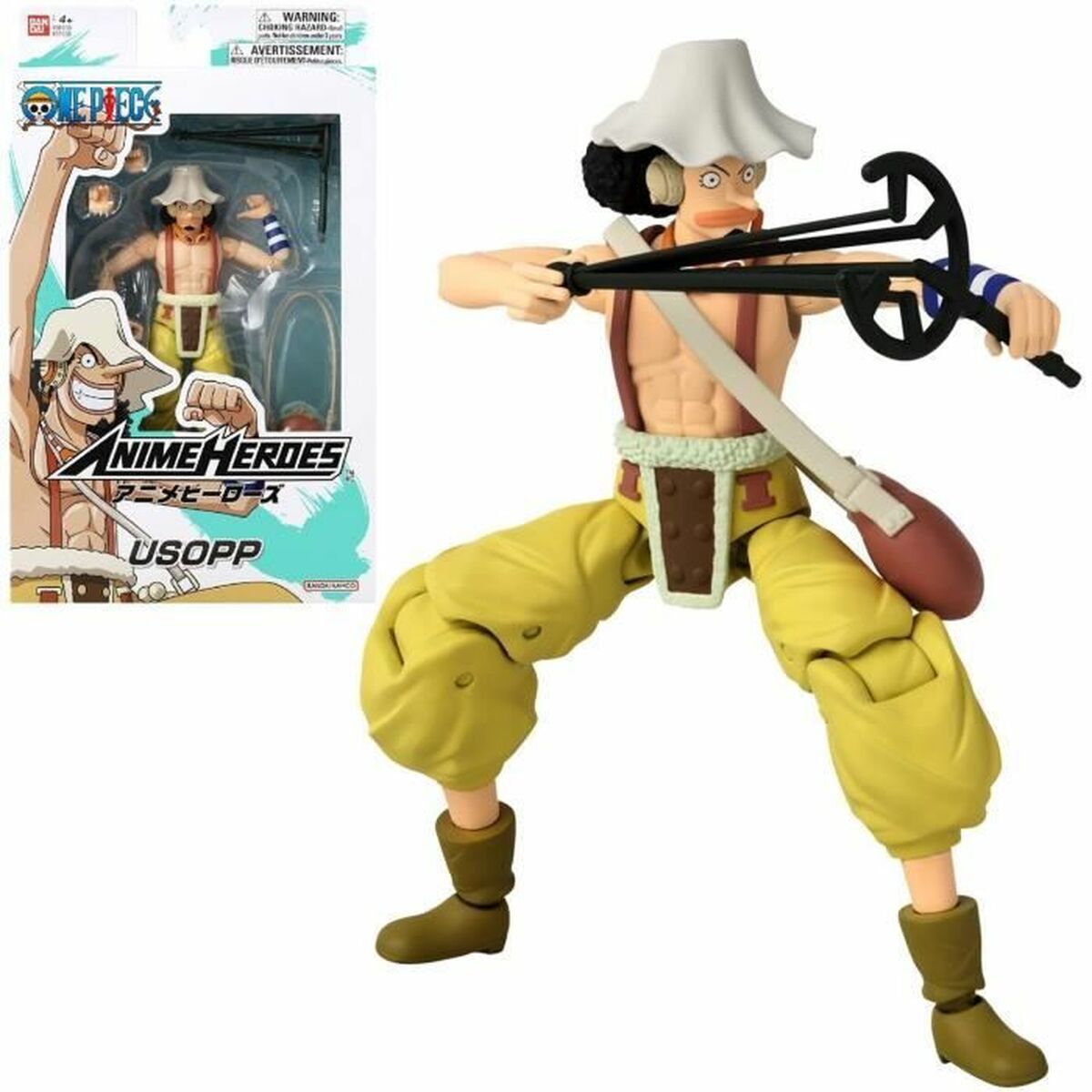 Veiklos rodikliai Bandai One Piece - Usopp (37005) 17 cm 1 Dalys