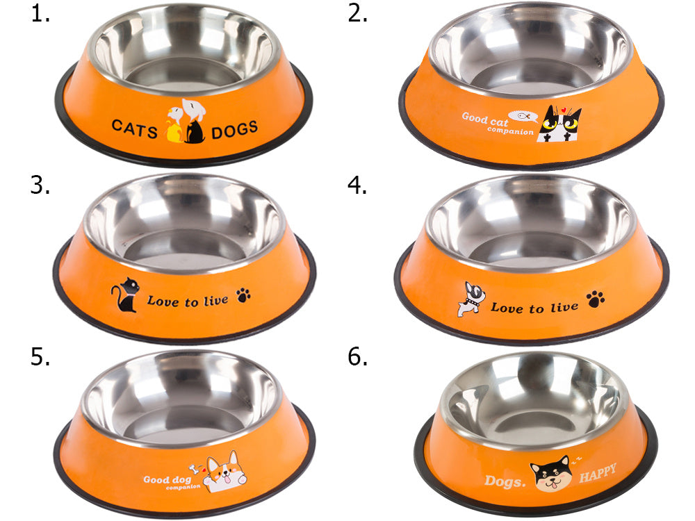 Metal anti-slip dog bowl 150ml