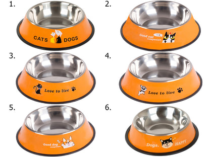 Metal anti-slip dog bowl 150ml