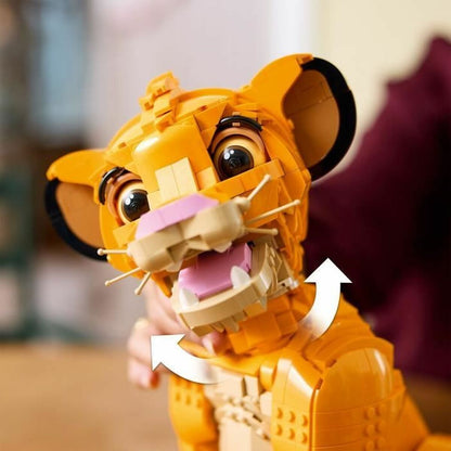 Statybos rinkinys Lego Disney Classic 43247 Simba, the Young Lion King Spalvotas 1445 Dalys